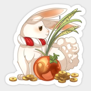 Lucky Bunny Sticker